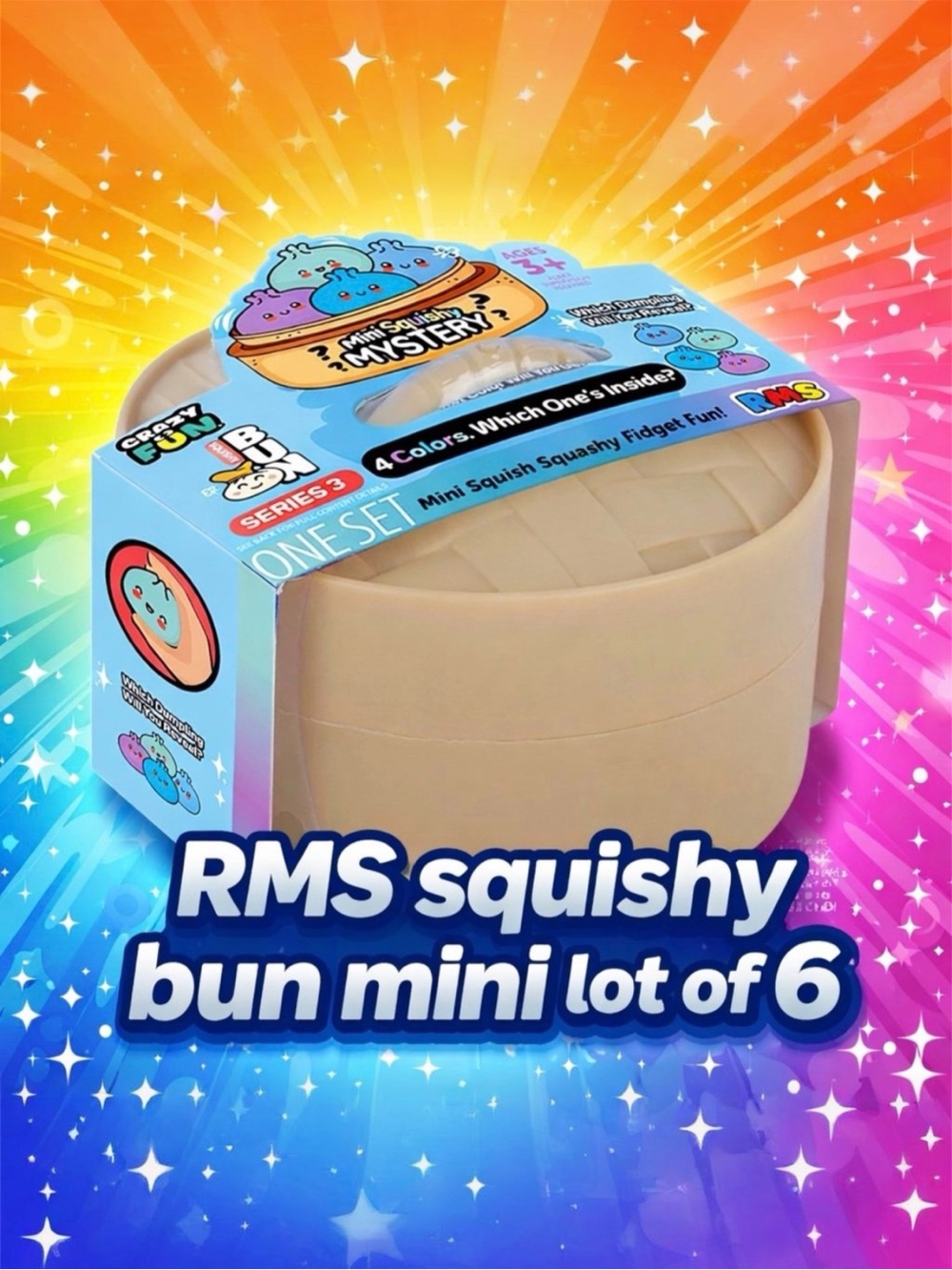 Mini Squishy Mystery Bun Dumpling
